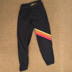 Aviator nation cheveron sweatpants